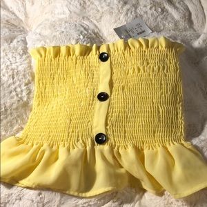 Yellow button top